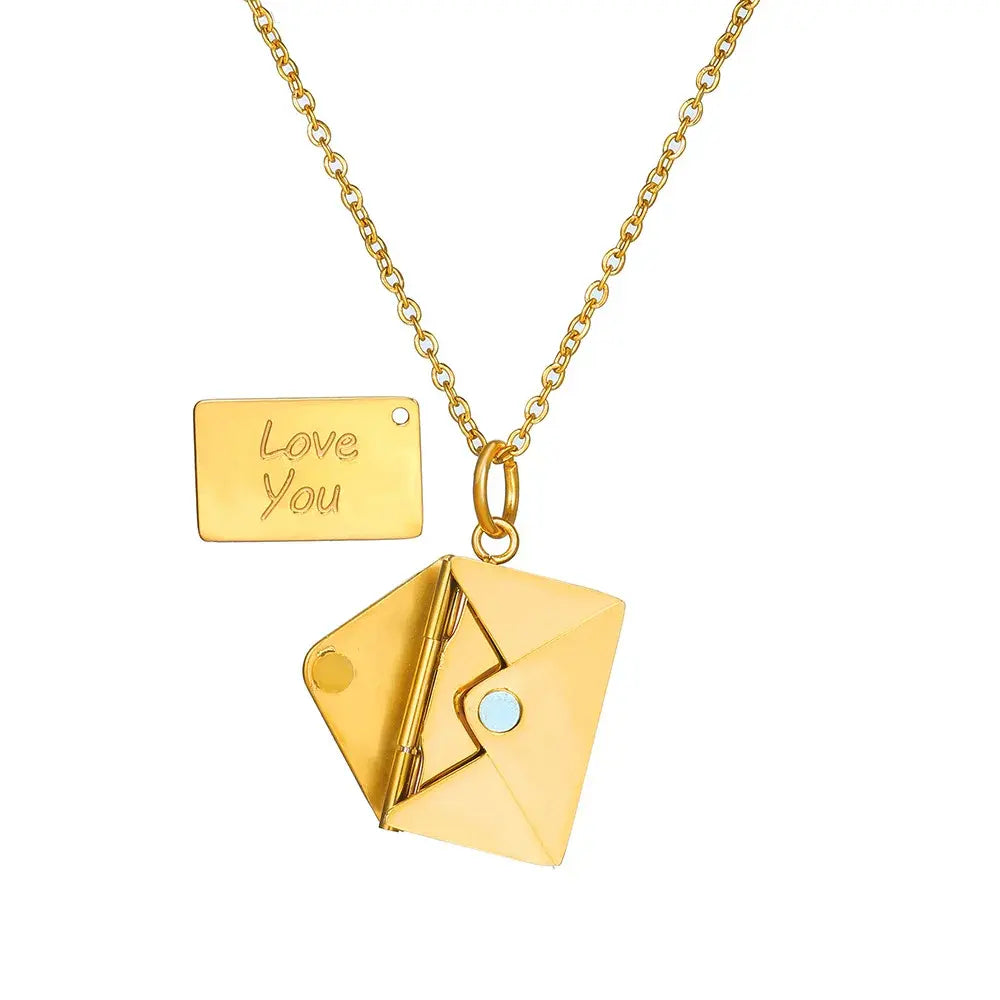 Love Letter Envelope Necklace